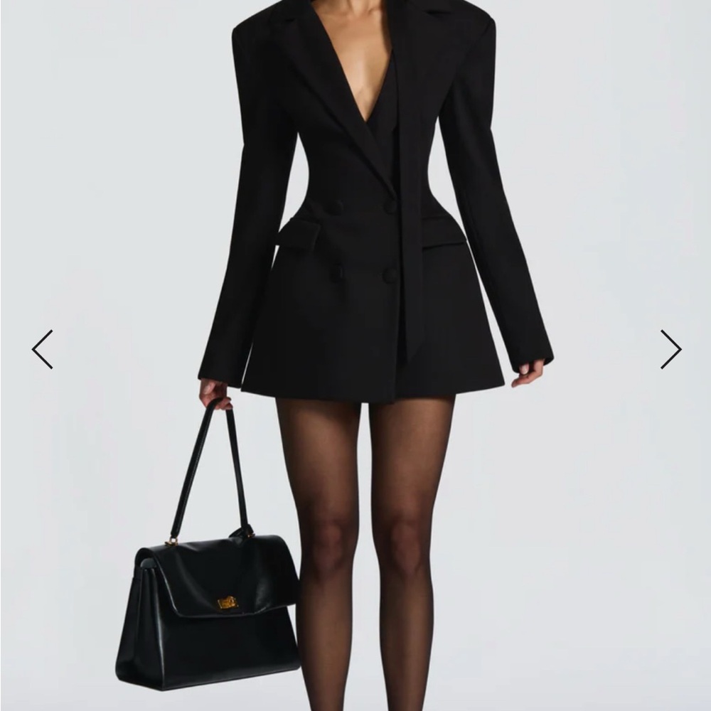 Babyboo Elvira Black Blazer Dress